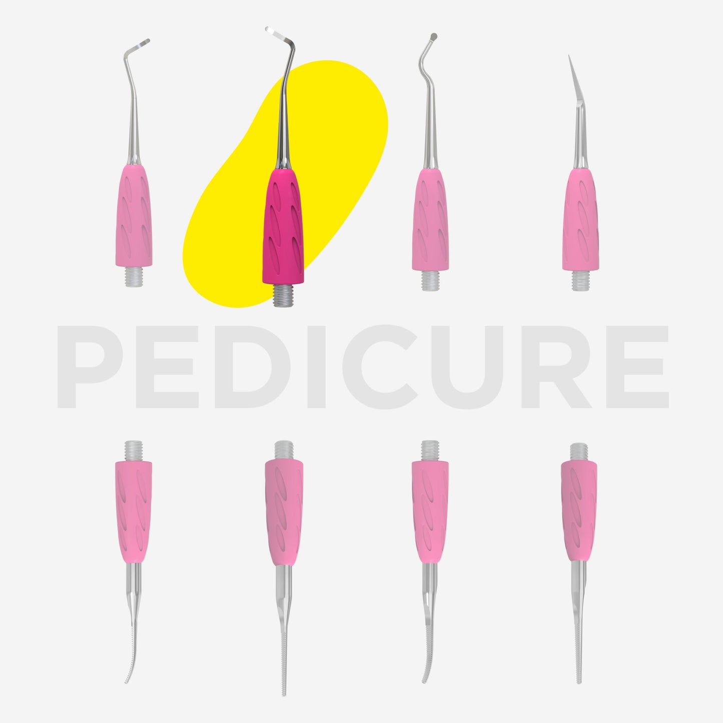 Staleks Pro-Working part of the pusher Combo UNIQ 32 curette (bend to the right)