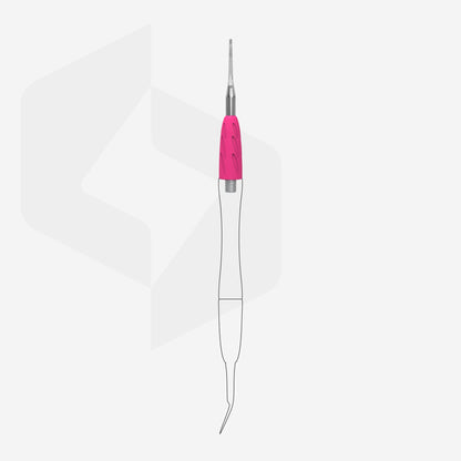 Staleks Pro-Working part of the pusher Combo UNIQ 35 narrow toenail file with a bent end