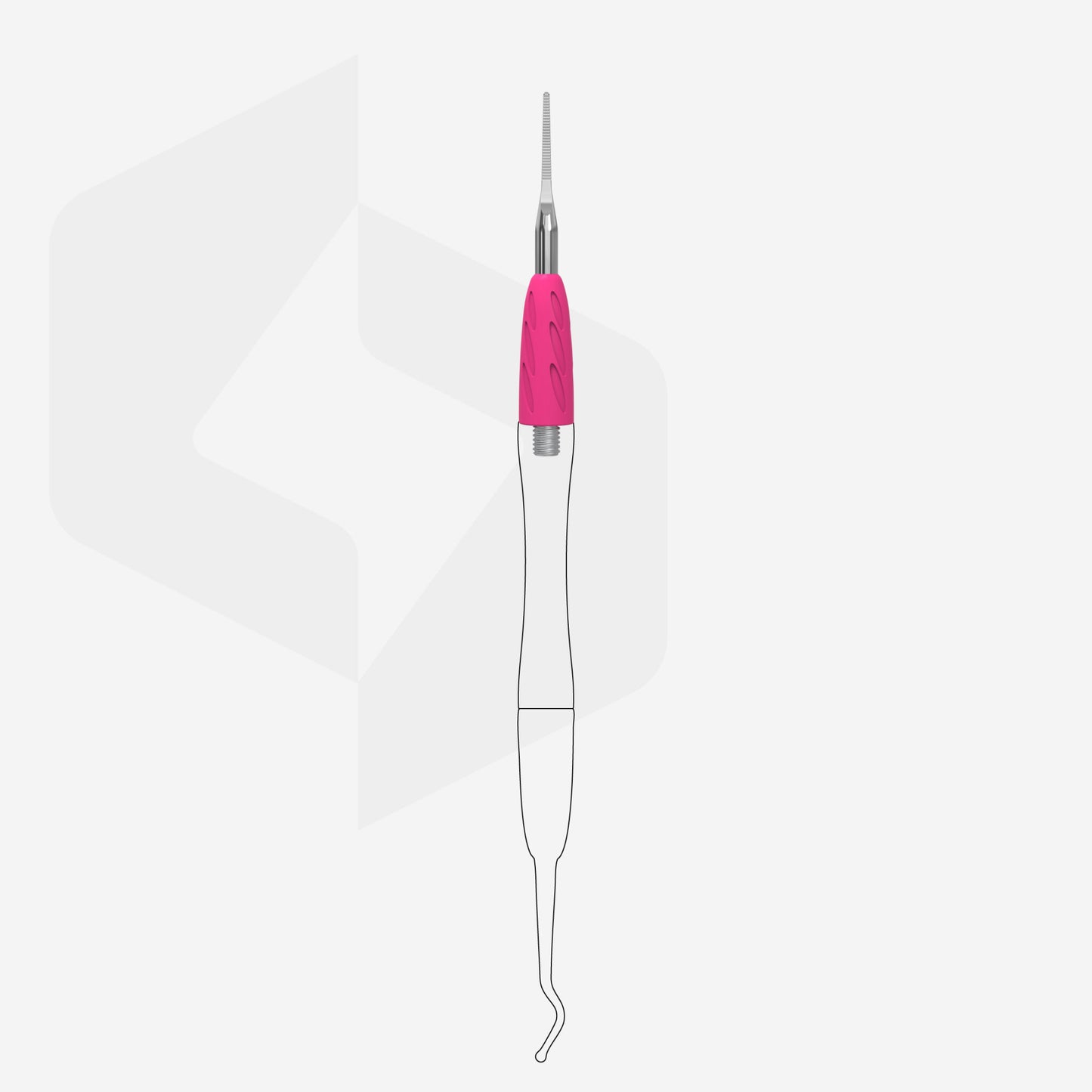Staleks Pro-Working part of the pusher Combo UNIQ 36 straight narrow toenail file