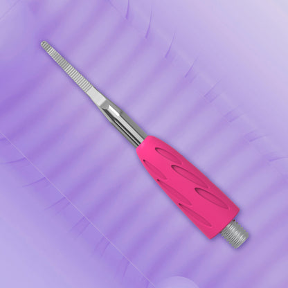 Staleks Pro-Working part of the pusher Combo UNIQ 37 toenail file with a bent end