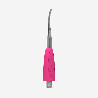 Staleks Pro-Working part of the pusher Combo UNIQ 37 toenail file with a bent end