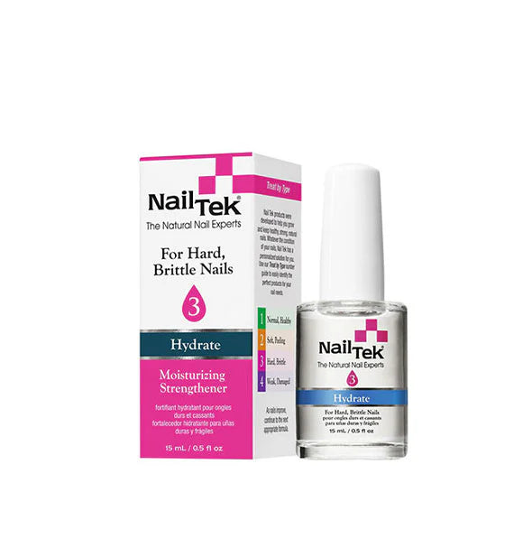 NAIL TEK - STRENGTHENER 3 PROTECTION PLUS FOR HARD, BRITTLE NAILS