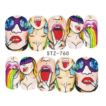 BADDIE NAIL STICKERS(STZ-760)