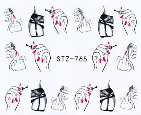 Nail Art Water Transfer Decals (STZ-765)