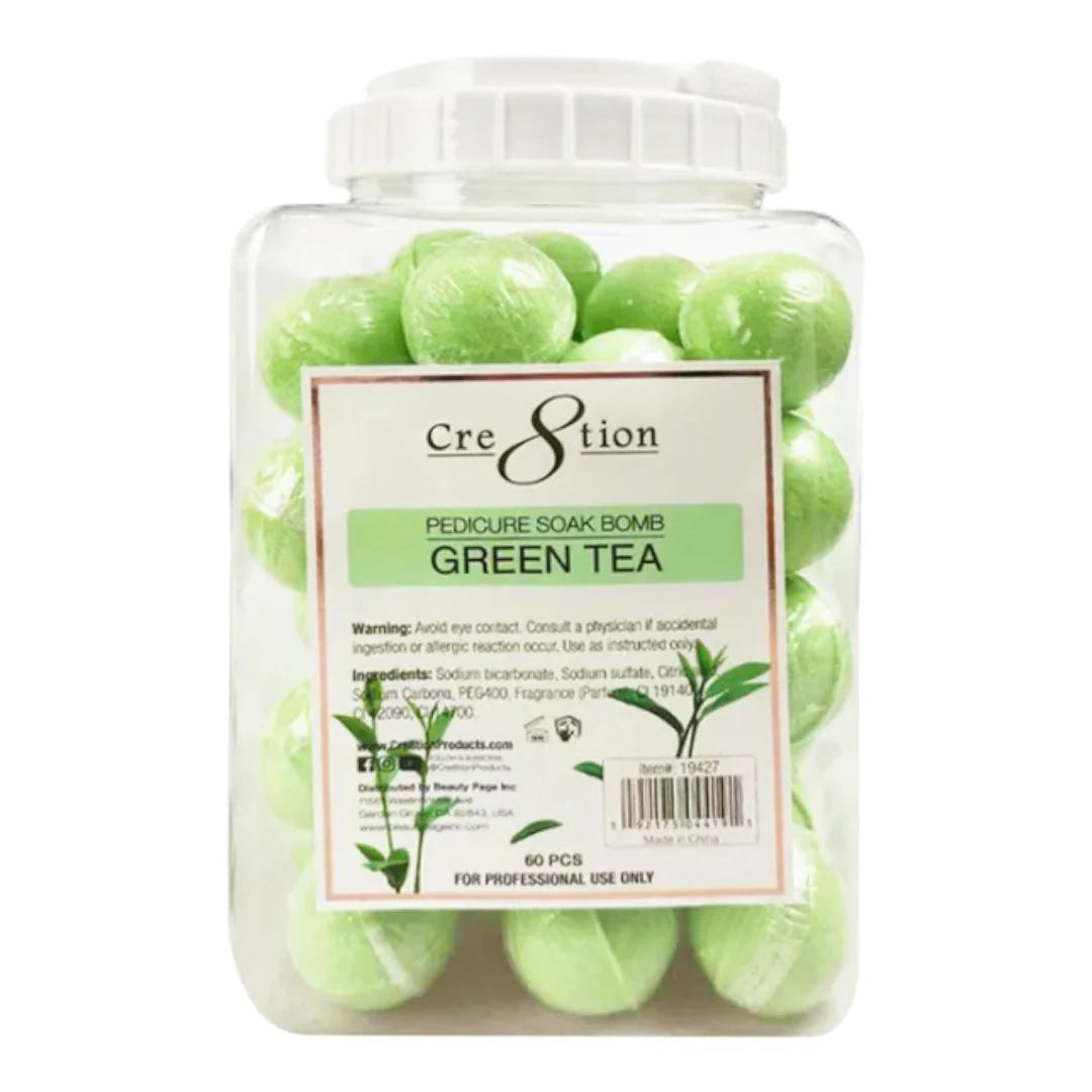 Cre8tion Pedicure Soak Bombs-Green Tea(1pcs)
