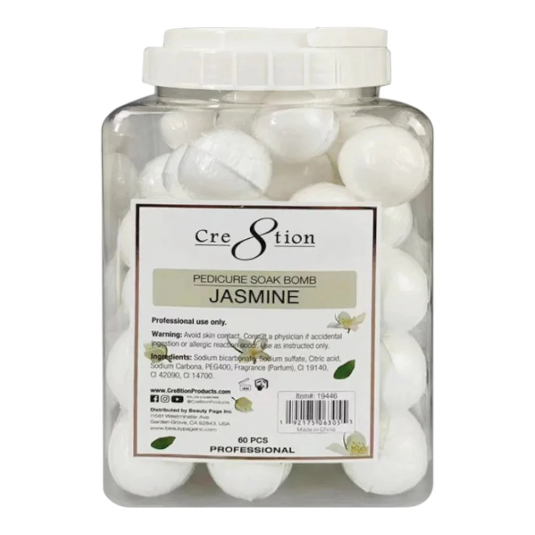Cre8tion Pedicure Soak Bombs-Jasmine (1pcs)