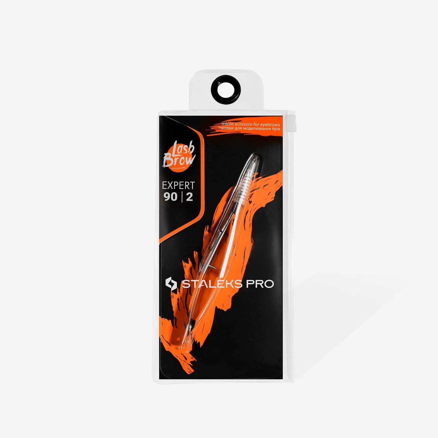 Staleks-Professional micro scissors for eyebrows modeling EXPERT 90 TYPE 2