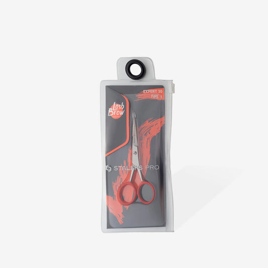 Staleks-Professional scissors for eyebrows modeling EXPERT 30 TYPE 1