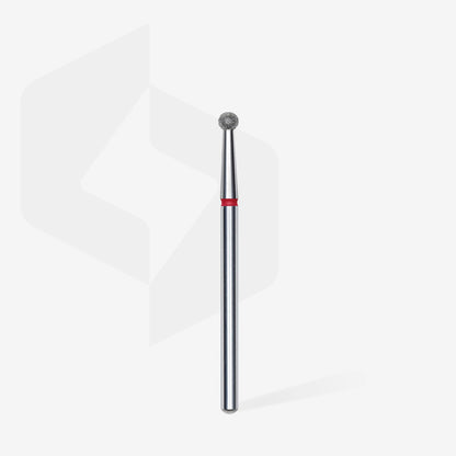 Staleks-Diamond nail drill bit ball red EXPERT head diameter 2,7 mm