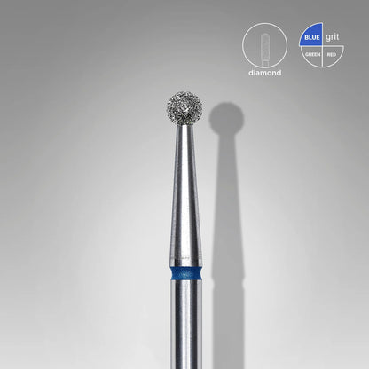 Staleks-Diamond nail drill bit ball blue EXPERT head diameter 2,5 mm