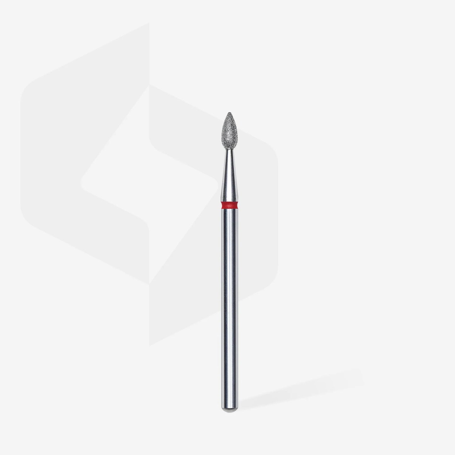 Staleks-Diamond nail drill bit drop red EXPERT head diameter 2,3 mm / working part 5 mm