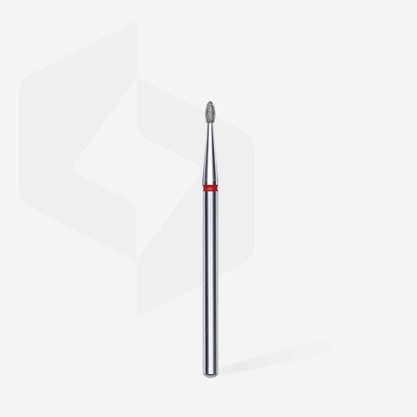 Staleks-Diamond nail drill bit rounded bud red EXPERT head diameter 1,6 mm / working part 3,4 mm