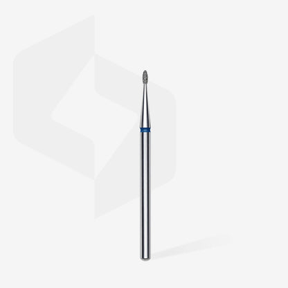 Staleks-Diamond nail drill bit rounded bud blue EXPERT head diameter 1,2 mm / working part 3 mm