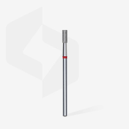 Staleks-Diamond nail drill bit cylinder red EXPERT head diameter 2,5 mm / working part 6 mm