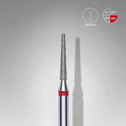 Staleks-Diamond nail drill bit frustum red EXPERT head diameter 1,6 mm / working part 10 mm