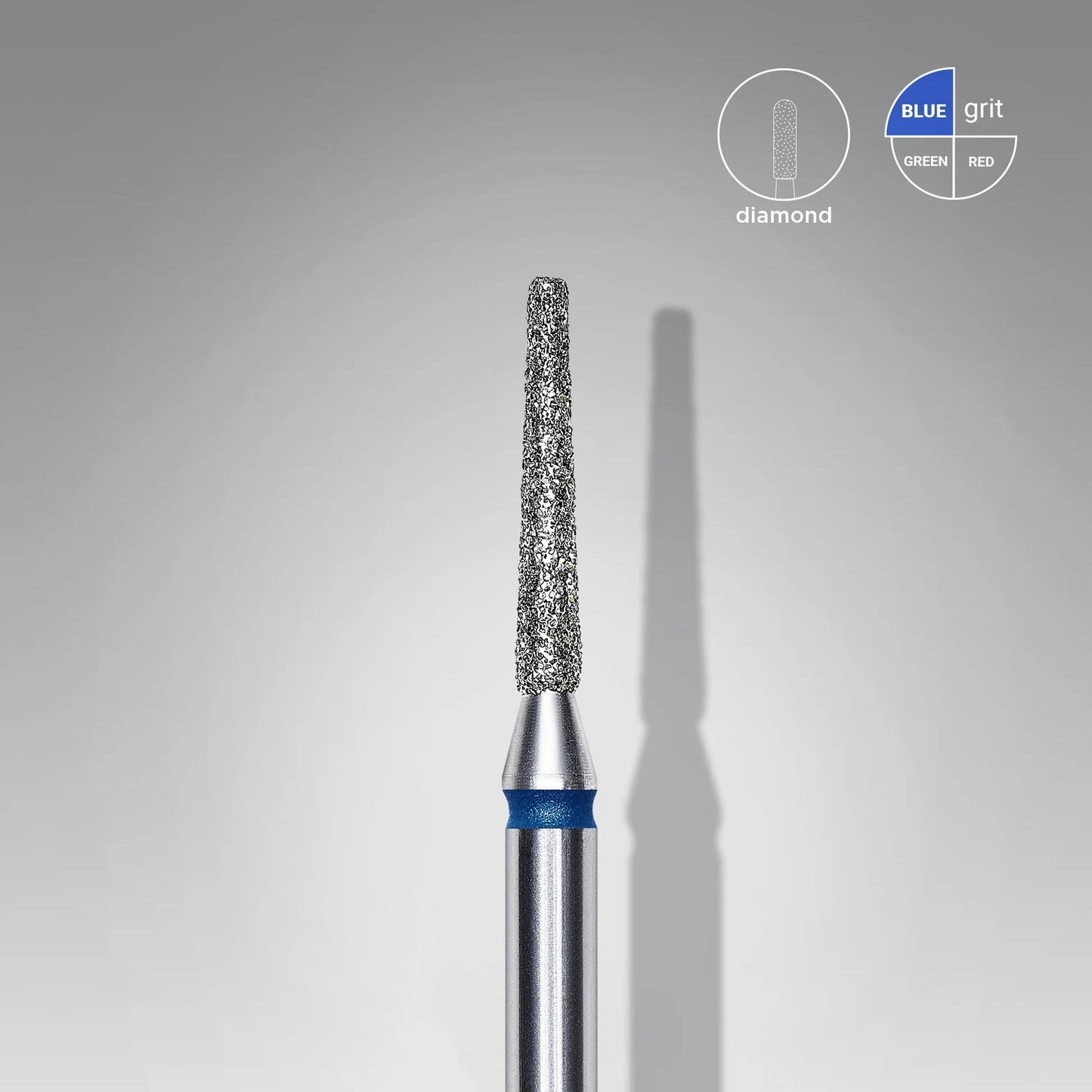 Staleks-Diamond nail drill bit frustum blue EXPERT head diameter 1,6 mm / working part 10 mm