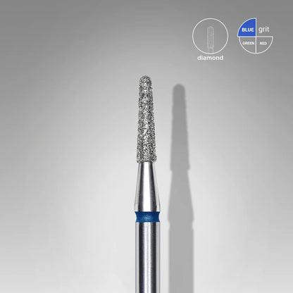 Staleks-Diamond nail drill bit frustum blue EXPERT head diameter 1,8 mm / working part 8 mm