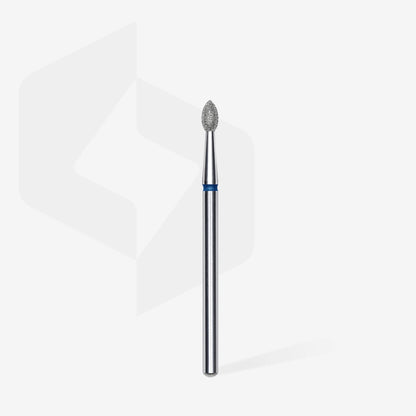 Staleks-Diamond nail drill bit pointed bud blue EXPERT head diameter 2,5 mm / working part 4,5 mm