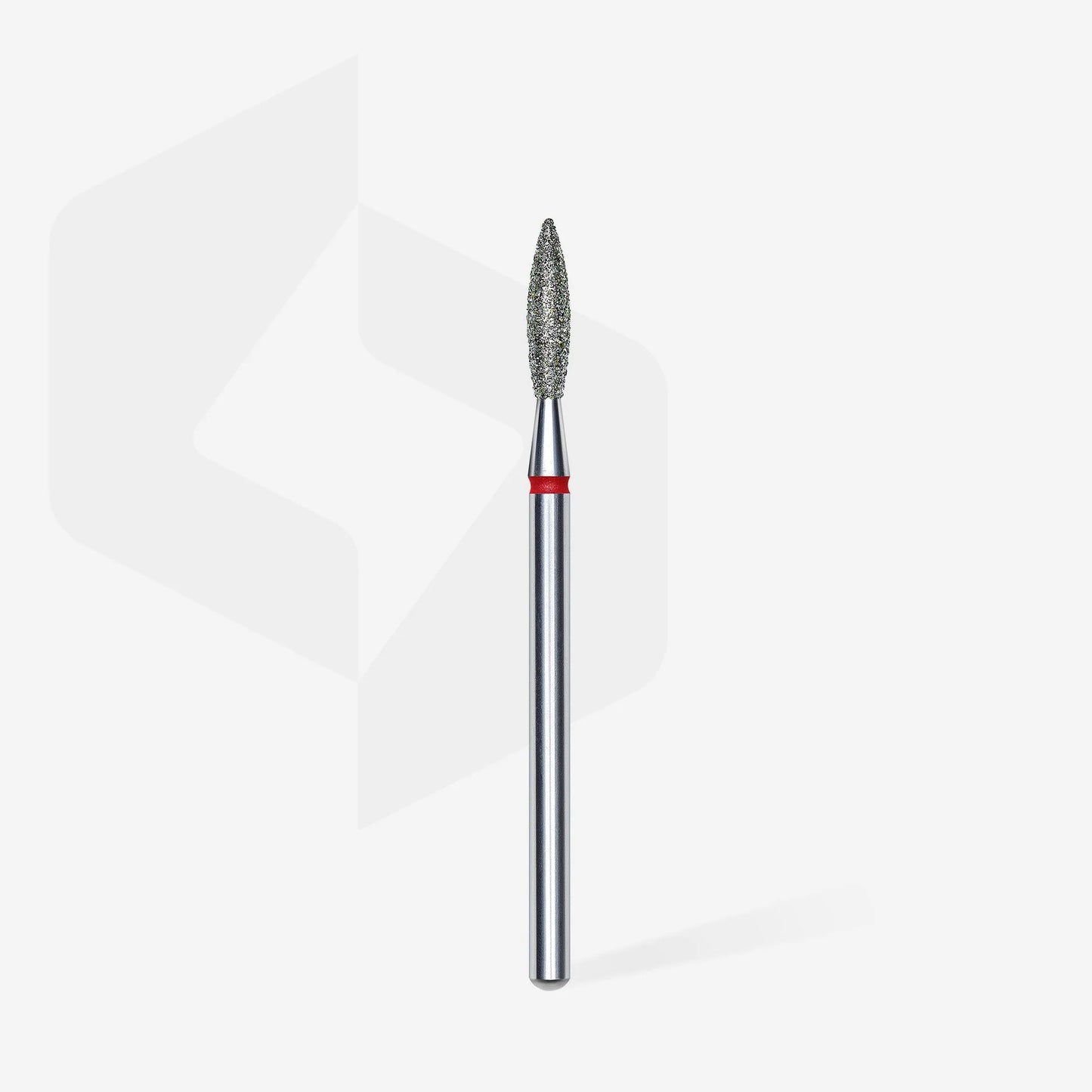 Staleks-Diamond nail drill bit flame red EXPERT head diameter 2,3 mm / working part 10 mm