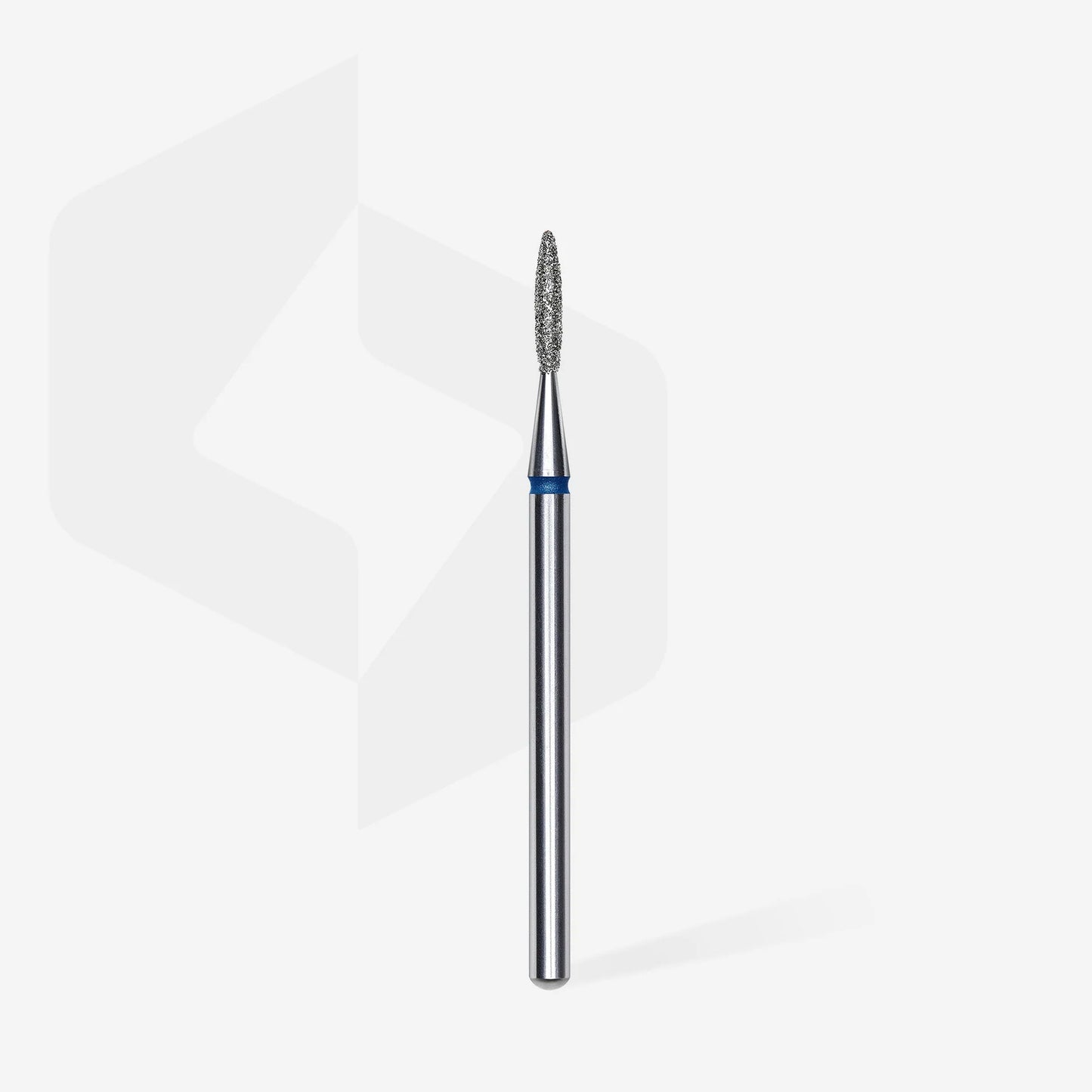 Staleks-Diamond nail drill bit pointed flame blue EXPERT head diameter 1,6 mm / working part 8 mm