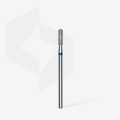 Staleks-Diamond nail drill bit rounded cylinder blue EXPERT head diameter 2,3 mm / working part 8 mm