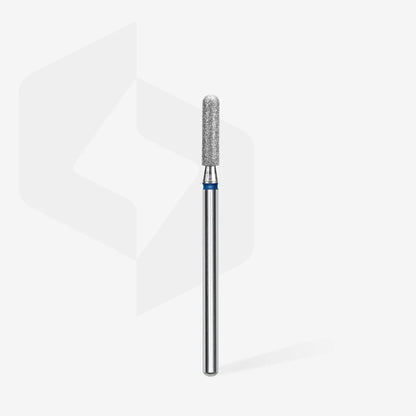 Staleks-Diamond nail drill bit rounded cylinder blue EXPERT head diameter 2,5 mm / working part 10 mm