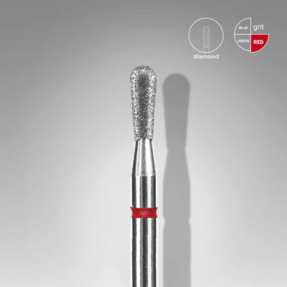 Staleks-Diamond nail drill bit match red EXPERT head diameter 2,3 mm / working part 5 mm