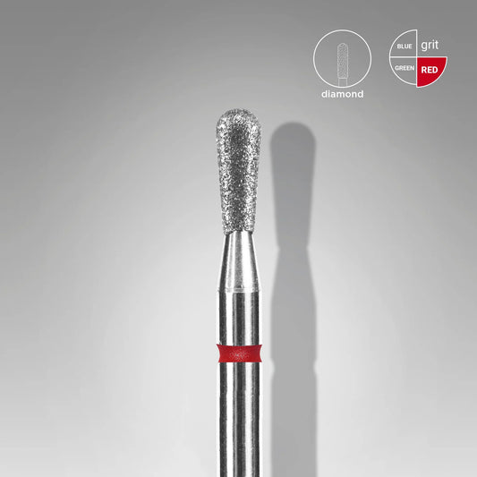 Staleks-Diamond nail drill bit match red EXPERT head diameter 2,3 mm / working part 5 mm