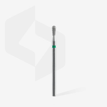 Staleks-Diamond nail drill bit match green EXPERT head diameter 2,3 mm / working part 5 mm
