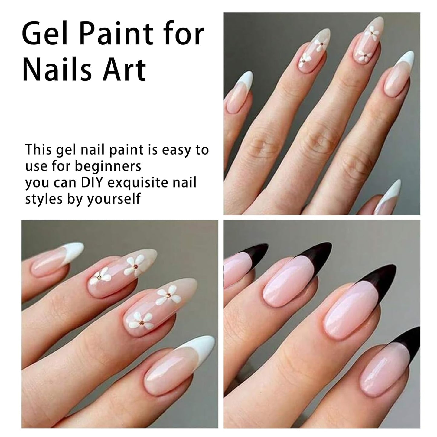 Infinity nail system gel paint (#1 Black)