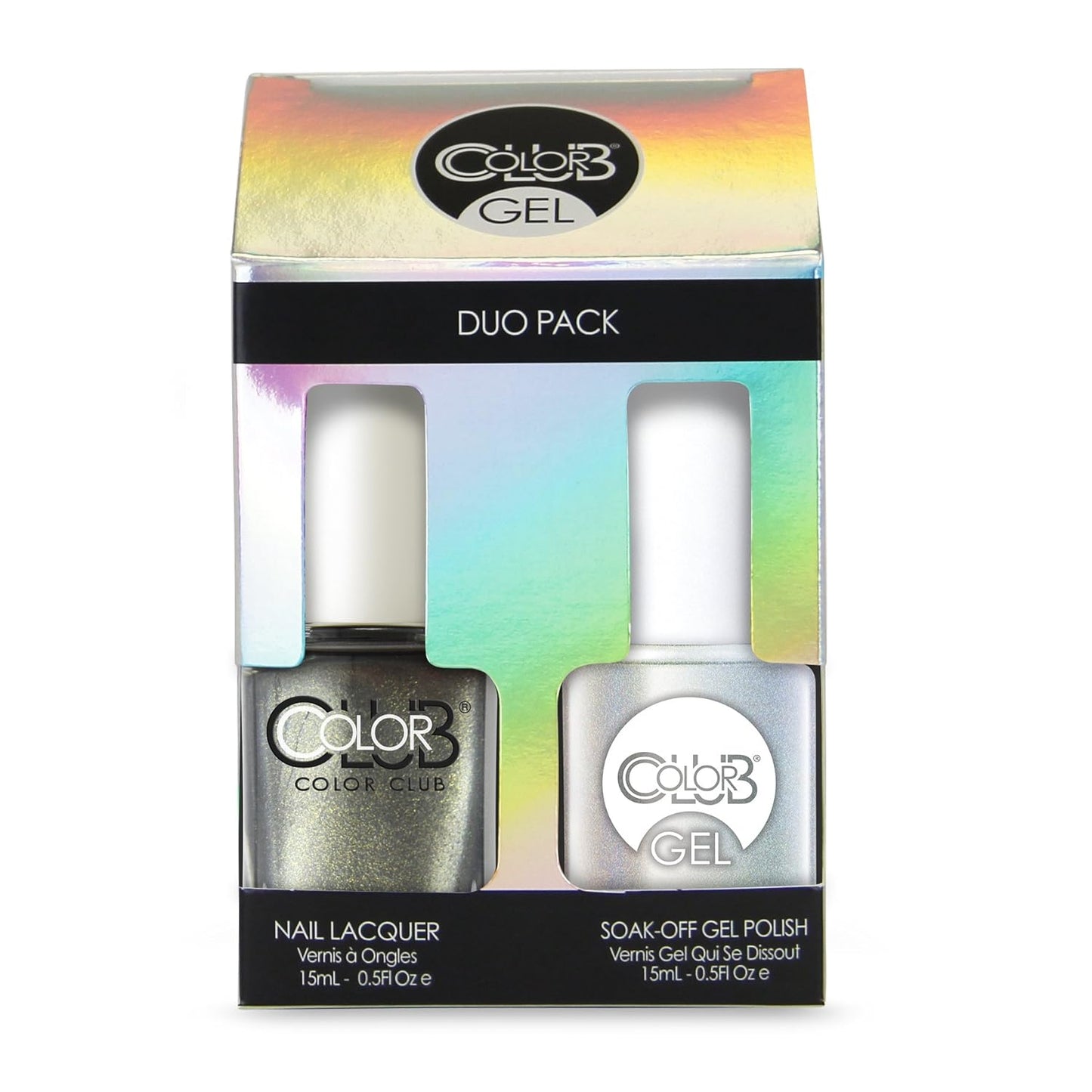 Color Club-Gel Duo Pack Gel + Nail Lacquer-Snakeskin-(05KGEL901)