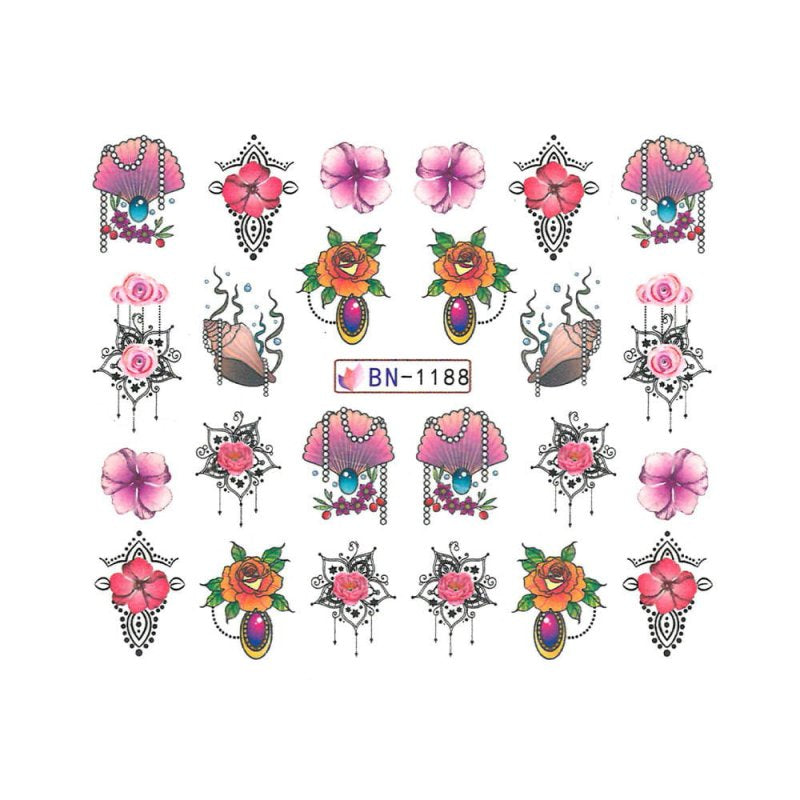 Jewel Flowers-(BN-1188)