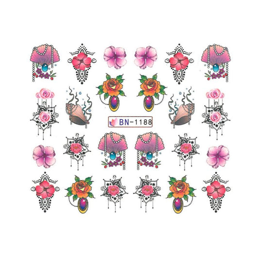Jewel Flowers-(BN-1188)