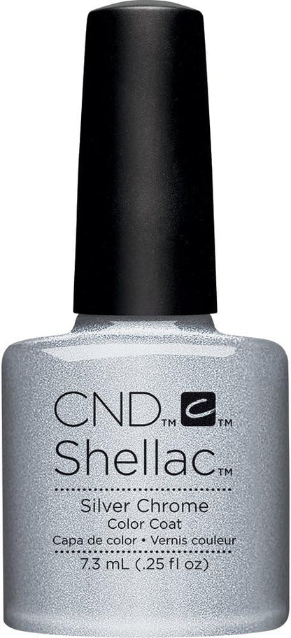 CND Shellac - Silver Chrome Gel Polish