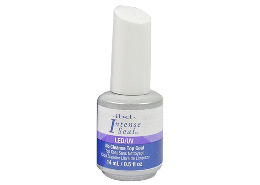 IBD LED/UV Intense Seal - No Cleanse Top Coat Eliminates Buffing Mirror Glass Finish lacquer