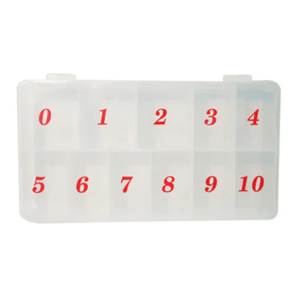 EMPTY NAIL TIP BOX (0-10)