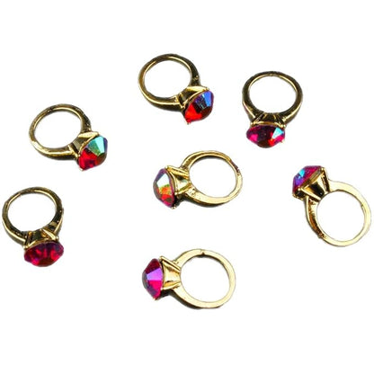 Nail Art Tips 3D Nail Gems Cellphone Case DIY Decoration (Gold and Silver) (6pcs/1pack)