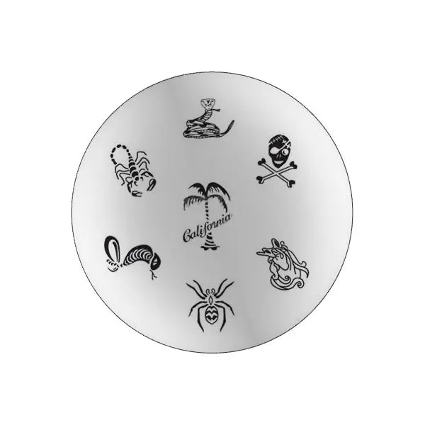 Stamping Nail Art -Pirate Stamping Plate (B-51)
