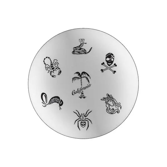 Stamping Nail Art -Pirate Stamping Plate (B-51)