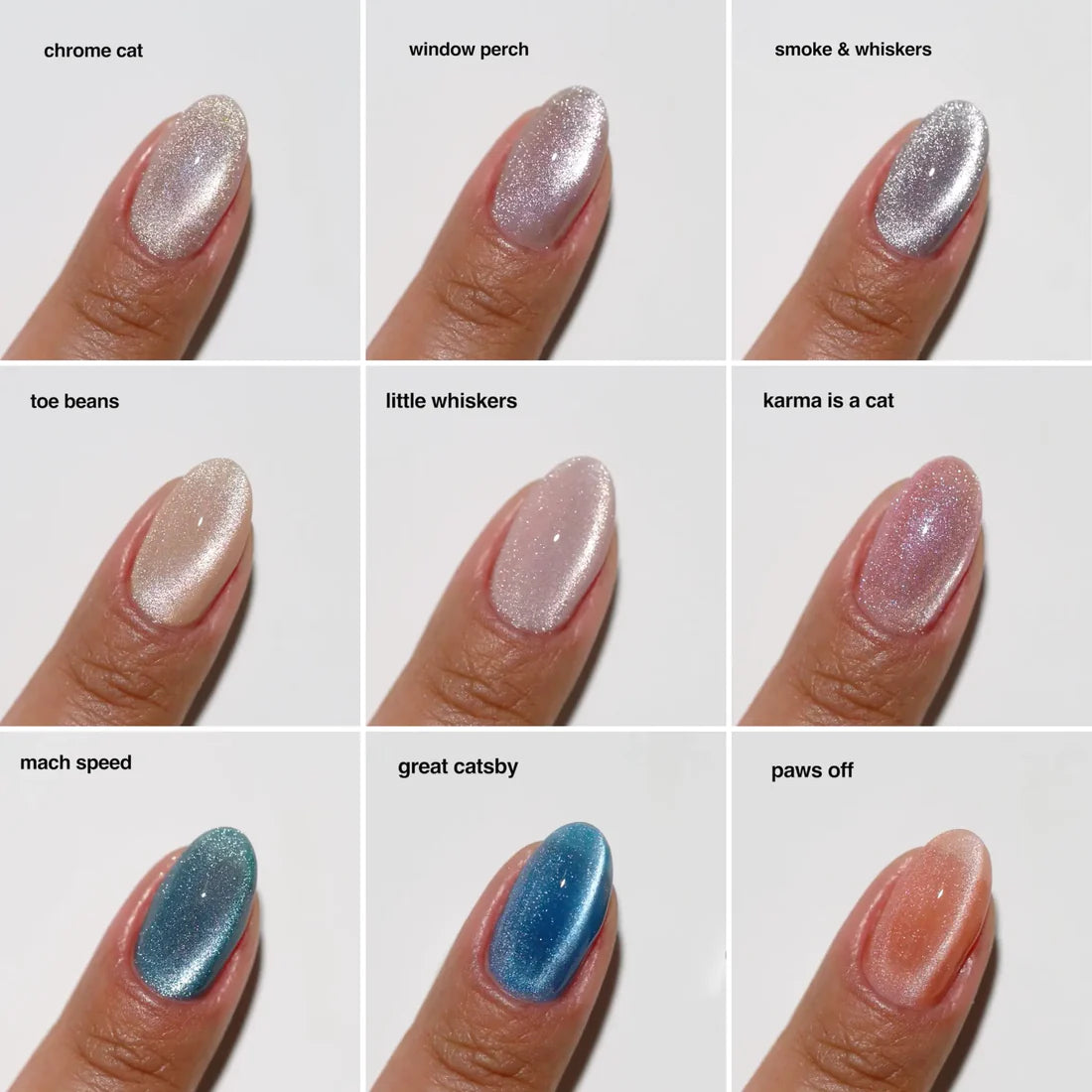 DND 9D CAT EYE VELVET JUNGLE COLLECTION — 36 SET