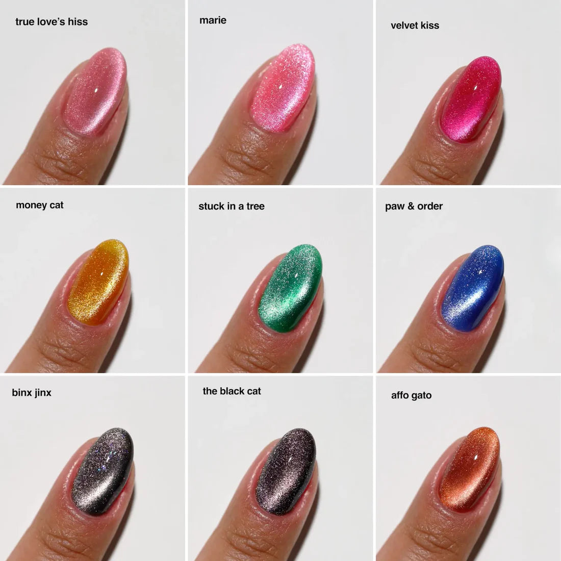 DND 9D CAT EYE VELVET JUNGLE COLLECTION — 36 SET