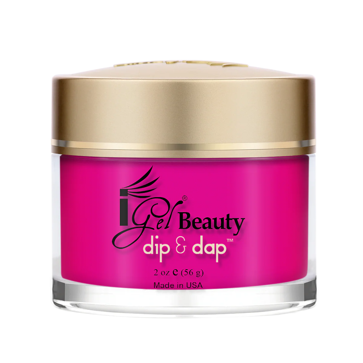 IGel Dip & Dap Powder - DD064 Shocking Pink