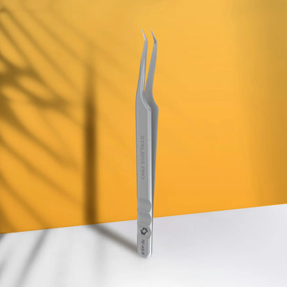 STALEKS EXPERT - 45 TYPE 8 Professional lash tweezers with fiber tips, mini L