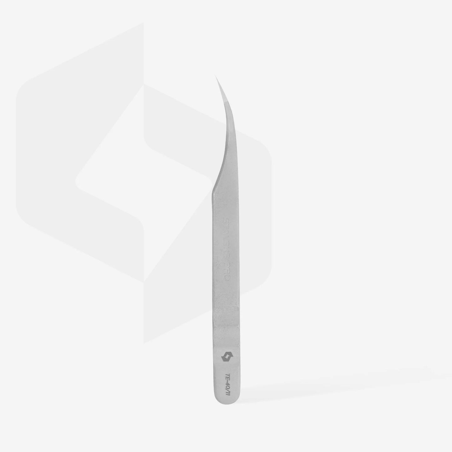 STALEKS EXPERT - 40 TYPE 11 Professional lash tweezers with fiber tips, curved