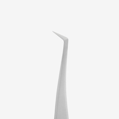 STALEKS EXPERT - 40 TYPE 12 Professional lash tweezers with fiber tips, L-shaped, 65'