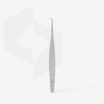 STALEKS EXPERT - 40 TYPE 8 Professional lash tweezers with fiber tips, L-shaped, 85'