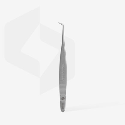 STALEKS EXPERT - 40 TYPE 2 Professional lash tweezers with fiber tips, L-shaped, 70'