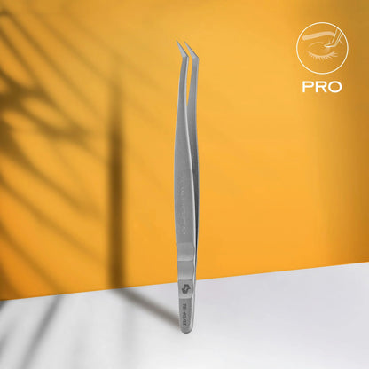 STALEKS EXPERT - 40 TYPE 13 Professional lash tweezers with fiber tips, L-shaped, 40'