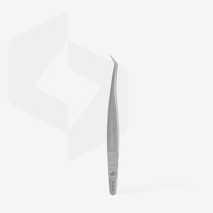 STALEKS EXPERT - 40 TYPE 13 Professional lash tweezers with fiber tips, L-shaped, 40'