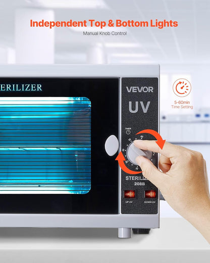 VEVOR Nail Tool Cleaning Machine, 12L Large